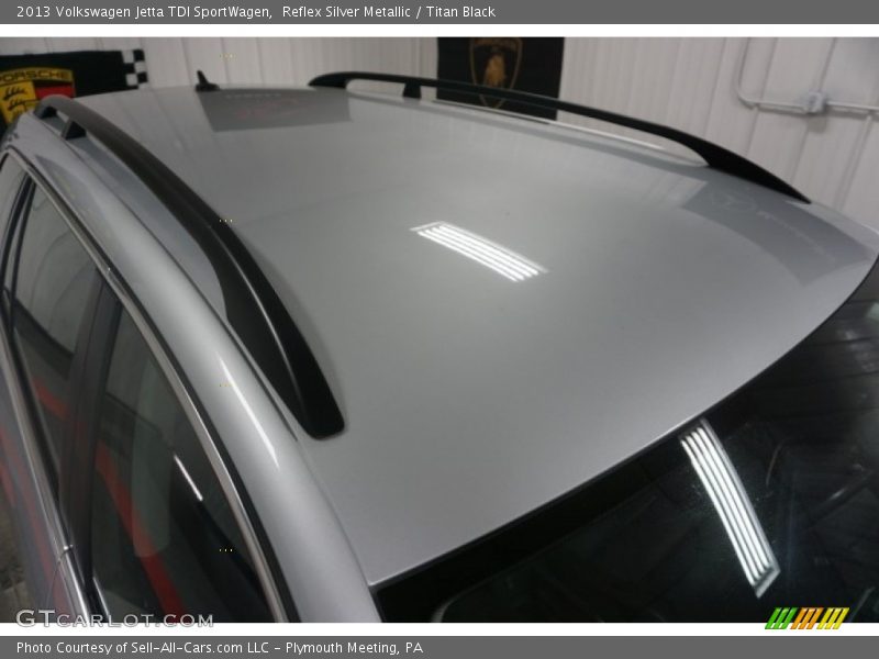 Reflex Silver Metallic / Titan Black 2013 Volkswagen Jetta TDI SportWagen