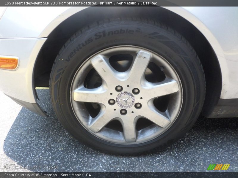 Brilliant Silver Metallic / Salsa Red 1998 Mercedes-Benz SLK 230 Kompressor Roadster