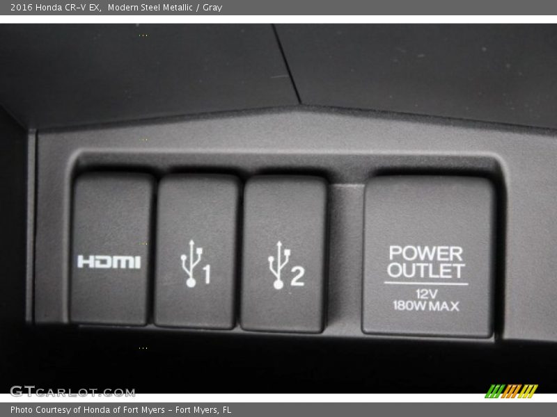 Modern Steel Metallic / Gray 2016 Honda CR-V EX