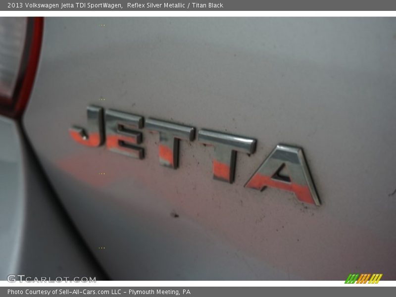 Reflex Silver Metallic / Titan Black 2013 Volkswagen Jetta TDI SportWagen
