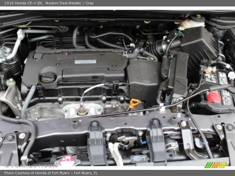 Modern Steel Metallic / Gray 2016 Honda CR-V EX