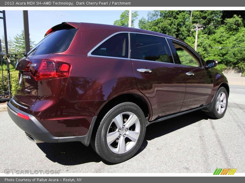 Dark Cherry Pearl / Parchment 2013 Acura MDX SH-AWD Technology
