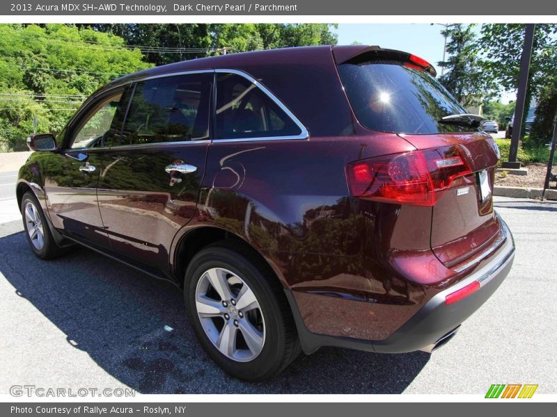 Dark Cherry Pearl / Parchment 2013 Acura MDX SH-AWD Technology