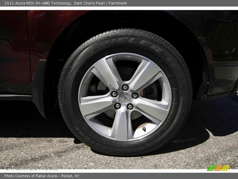 Dark Cherry Pearl / Parchment 2013 Acura MDX SH-AWD Technology