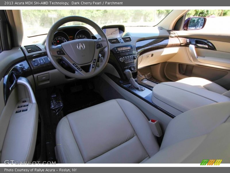 Dark Cherry Pearl / Parchment 2013 Acura MDX SH-AWD Technology