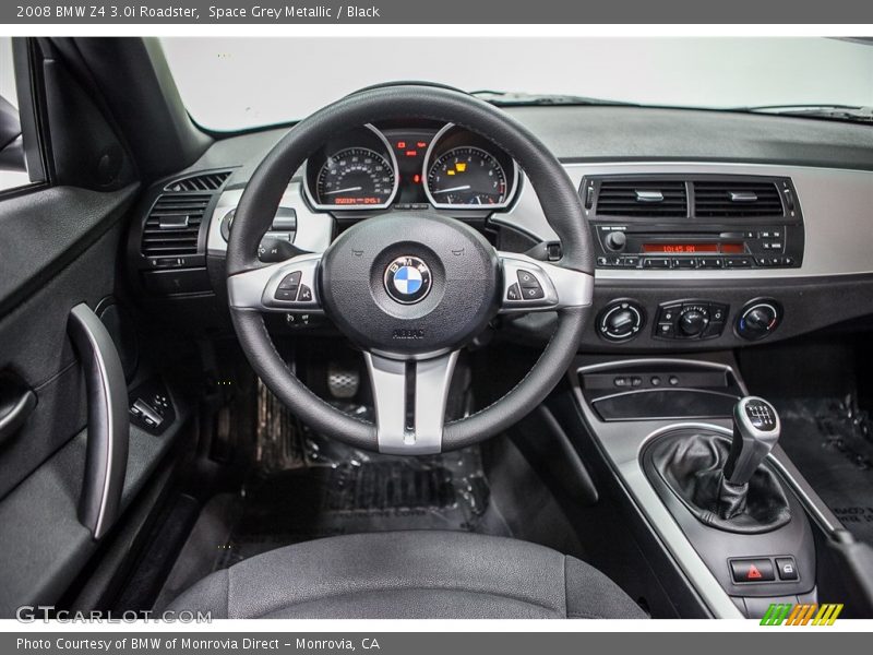 Space Grey Metallic / Black 2008 BMW Z4 3.0i Roadster