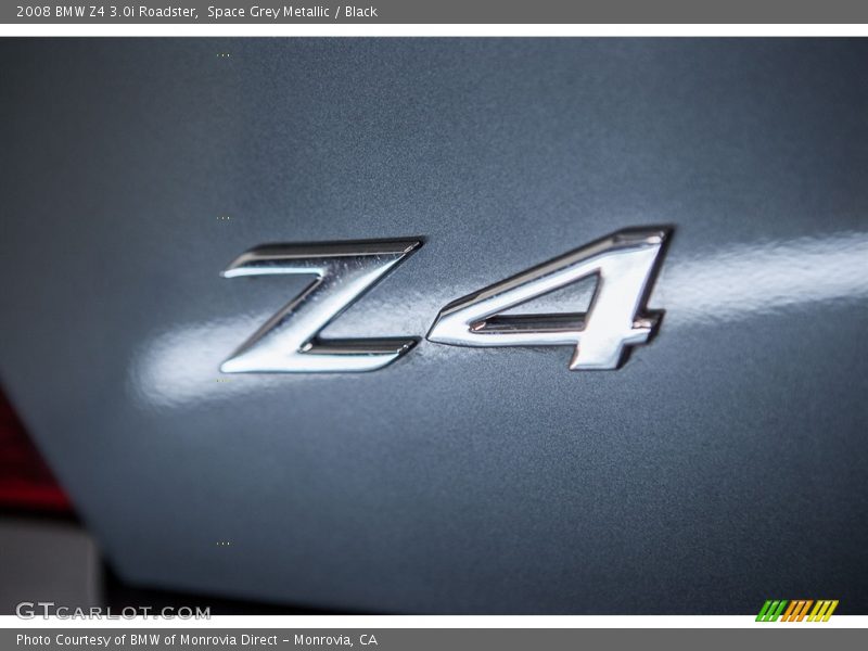 Space Grey Metallic / Black 2008 BMW Z4 3.0i Roadster