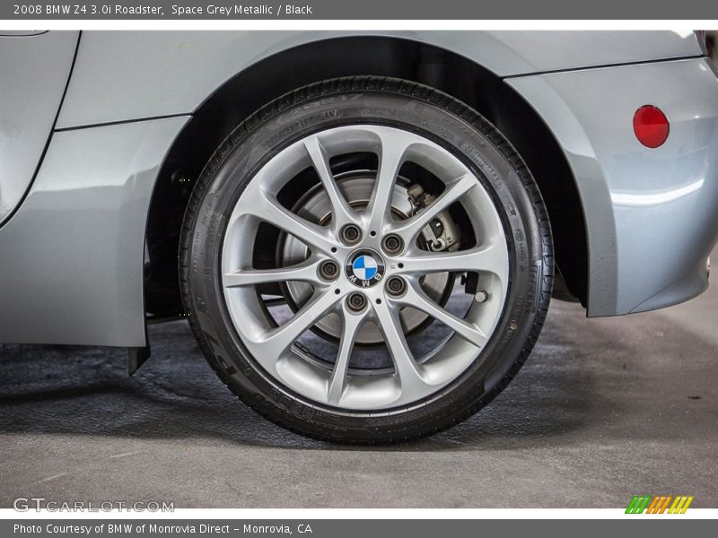 Space Grey Metallic / Black 2008 BMW Z4 3.0i Roadster