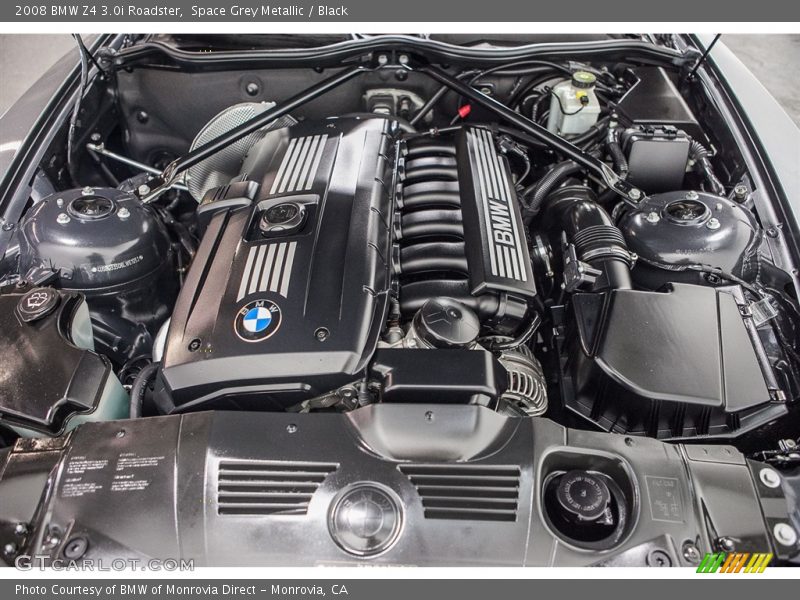 Space Grey Metallic / Black 2008 BMW Z4 3.0i Roadster