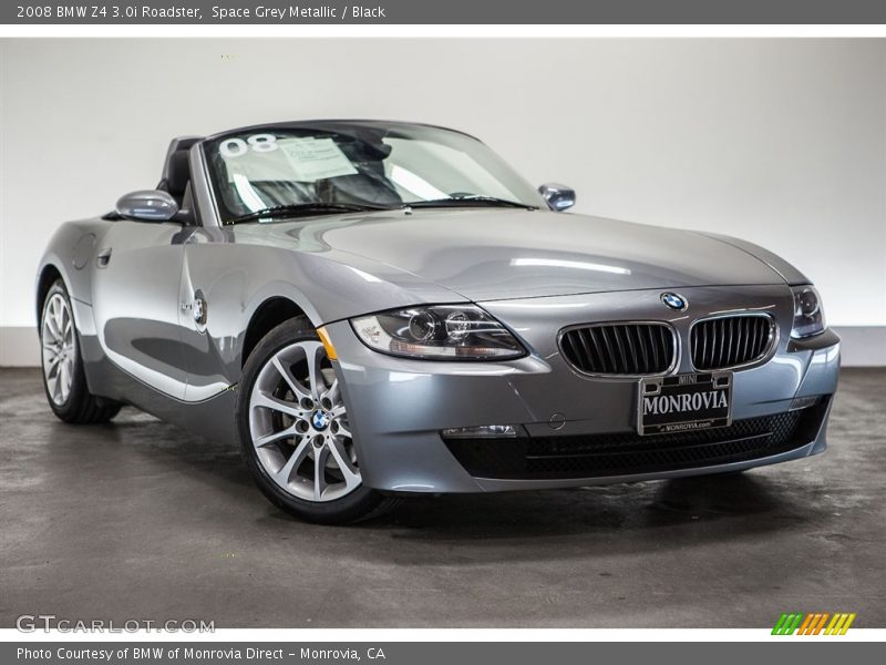 Space Grey Metallic / Black 2008 BMW Z4 3.0i Roadster