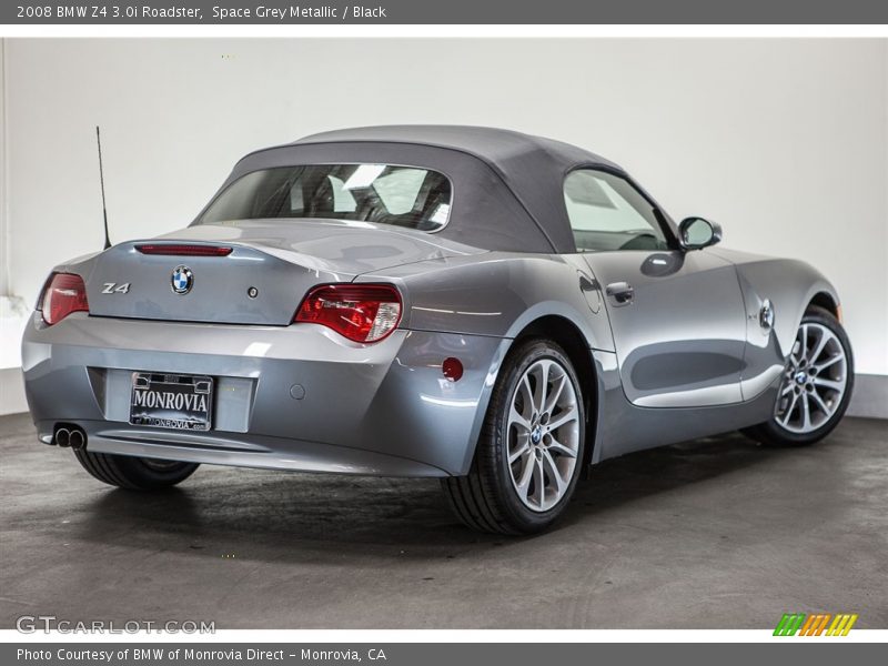 Space Grey Metallic / Black 2008 BMW Z4 3.0i Roadster
