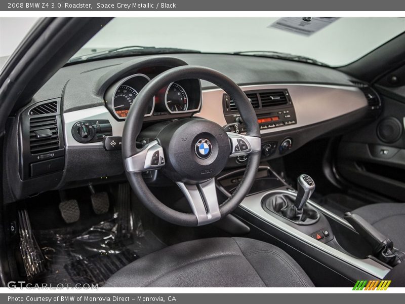 Space Grey Metallic / Black 2008 BMW Z4 3.0i Roadster