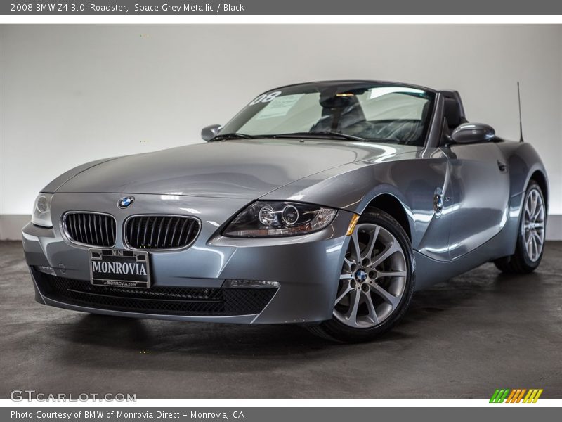 Space Grey Metallic / Black 2008 BMW Z4 3.0i Roadster
