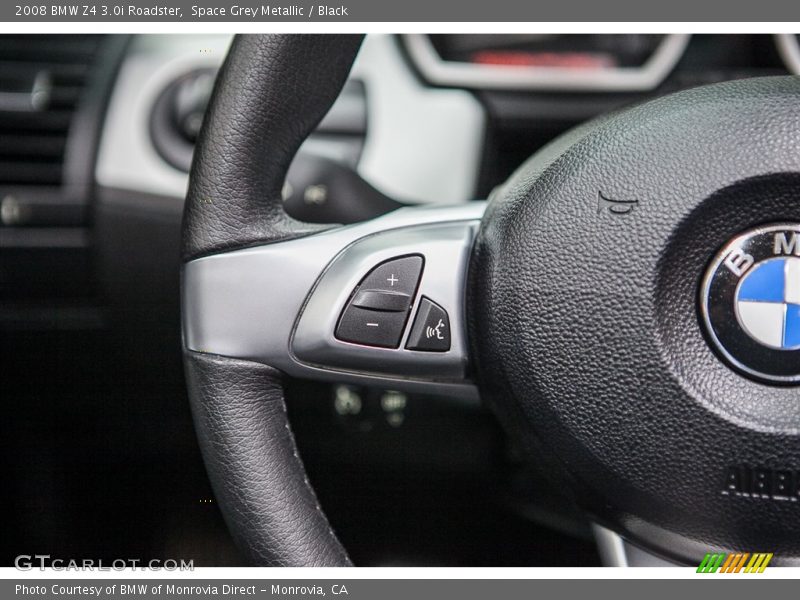 Space Grey Metallic / Black 2008 BMW Z4 3.0i Roadster