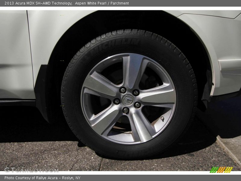Aspen White Pearl / Parchment 2013 Acura MDX SH-AWD Technology