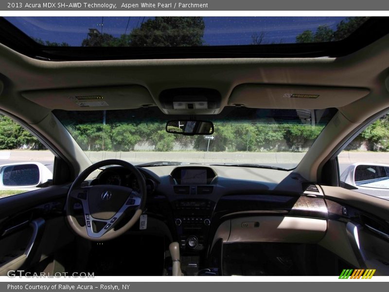 Aspen White Pearl / Parchment 2013 Acura MDX SH-AWD Technology
