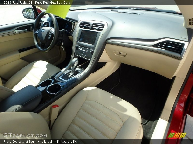 Ruby Red Metallic / Dune 2013 Ford Fusion SE
