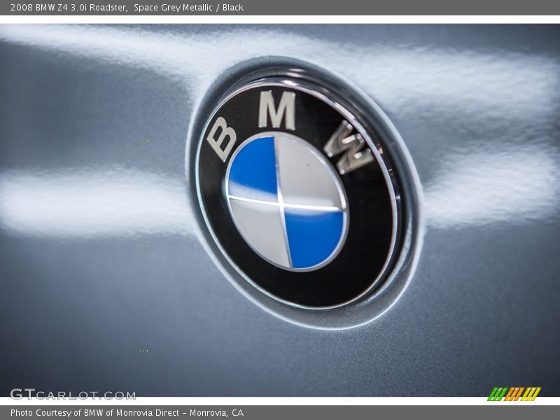 Space Grey Metallic / Black 2008 BMW Z4 3.0i Roadster