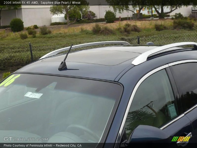 Sapphire Blue Pearl / Wheat 2006 Infiniti FX 45 AWD
