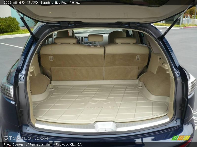 Sapphire Blue Pearl / Wheat 2006 Infiniti FX 45 AWD