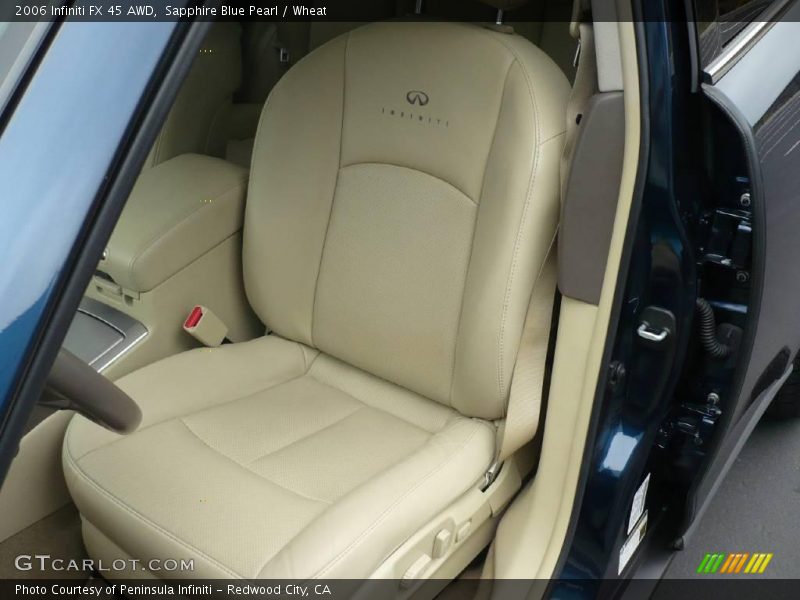 Sapphire Blue Pearl / Wheat 2006 Infiniti FX 45 AWD