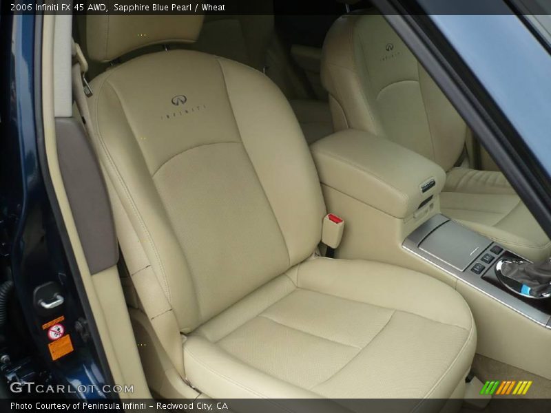 Sapphire Blue Pearl / Wheat 2006 Infiniti FX 45 AWD