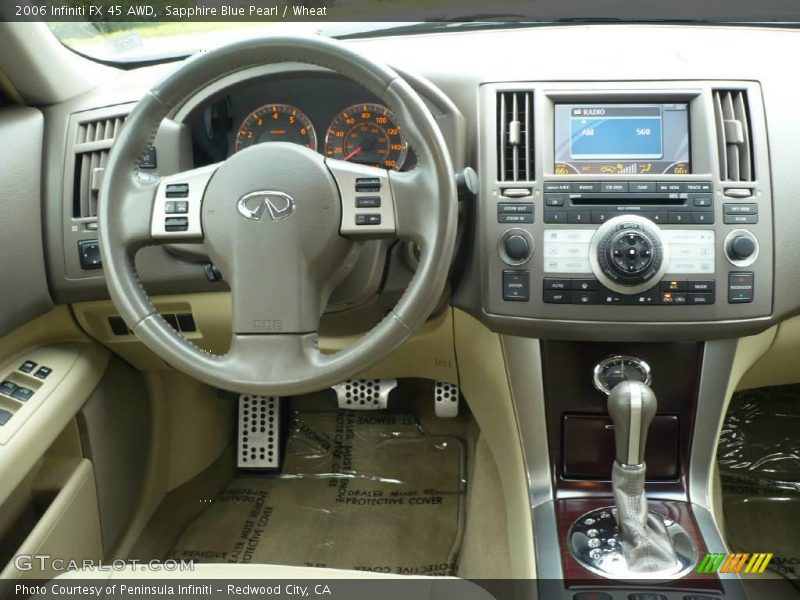 Sapphire Blue Pearl / Wheat 2006 Infiniti FX 45 AWD