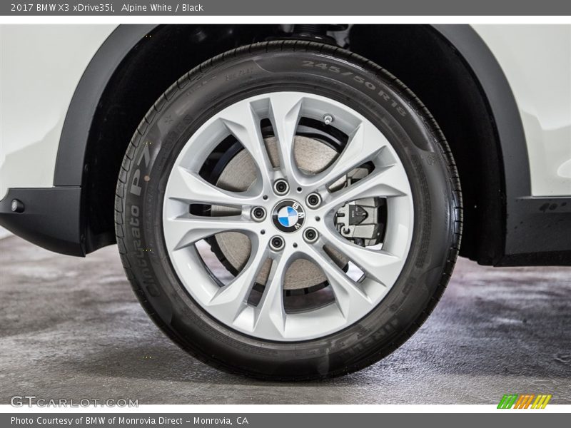 Alpine White / Black 2017 BMW X3 xDrive35i