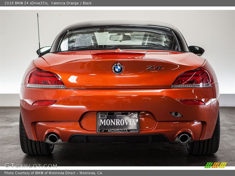 Valencia Orange / Black 2016 BMW Z4 sDrive35is