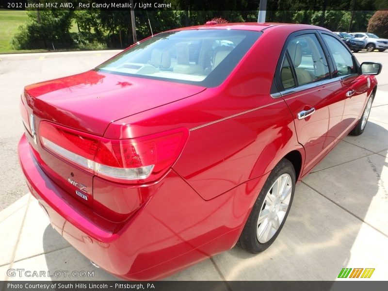 Red Candy Metallic / Light Camel 2012 Lincoln MKZ AWD