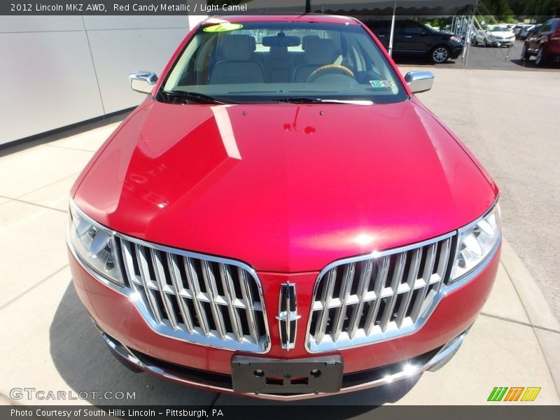 Red Candy Metallic / Light Camel 2012 Lincoln MKZ AWD