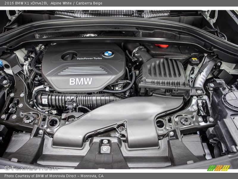 Alpine White / Canberra Beige 2016 BMW X1 xDrive28i