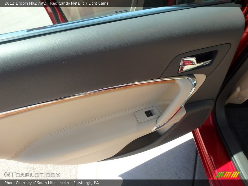 Red Candy Metallic / Light Camel 2012 Lincoln MKZ AWD