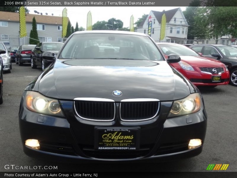 Black Sapphire Metallic / Terra/Black Dakota Leather 2006 BMW 3 Series 325xi Sedan
