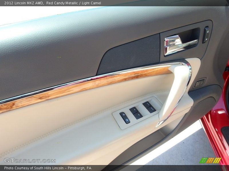 Red Candy Metallic / Light Camel 2012 Lincoln MKZ AWD