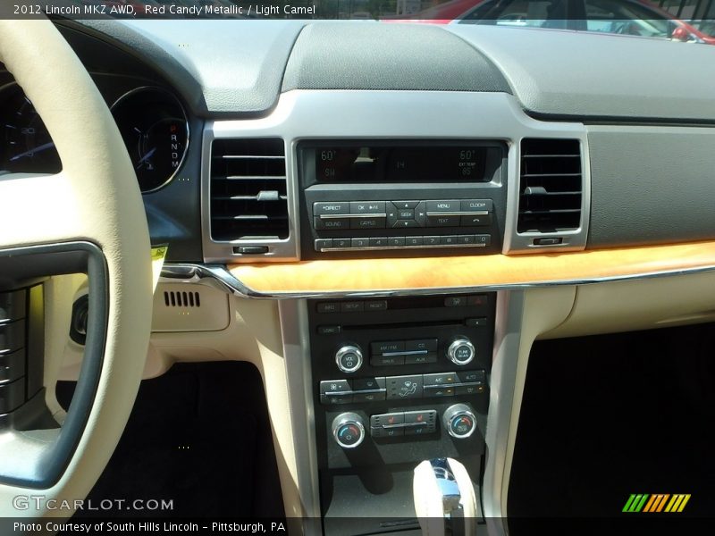 Red Candy Metallic / Light Camel 2012 Lincoln MKZ AWD