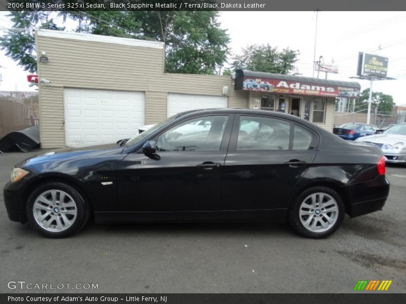 Black Sapphire Metallic / Terra/Black Dakota Leather 2006 BMW 3 Series 325xi Sedan