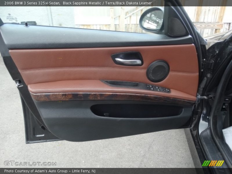 Black Sapphire Metallic / Terra/Black Dakota Leather 2006 BMW 3 Series 325xi Sedan