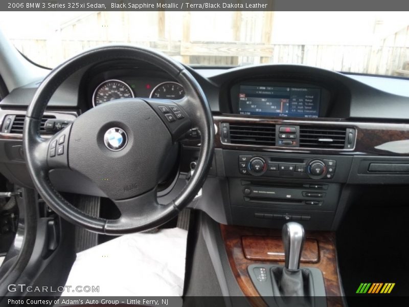 Black Sapphire Metallic / Terra/Black Dakota Leather 2006 BMW 3 Series 325xi Sedan