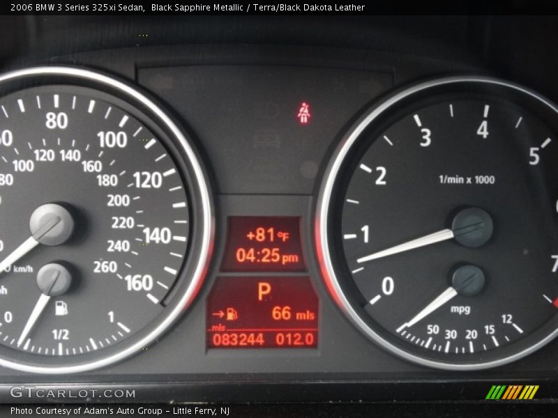 Black Sapphire Metallic / Terra/Black Dakota Leather 2006 BMW 3 Series 325xi Sedan