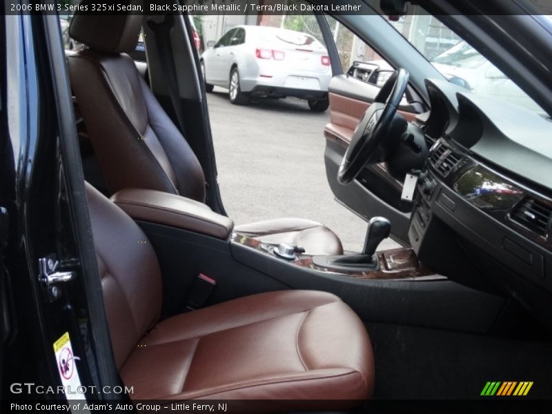 Black Sapphire Metallic / Terra/Black Dakota Leather 2006 BMW 3 Series 325xi Sedan