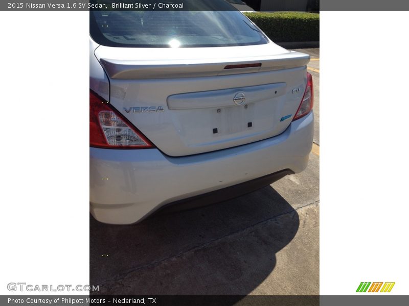 Brilliant Silver / Charcoal 2015 Nissan Versa 1.6 SV Sedan