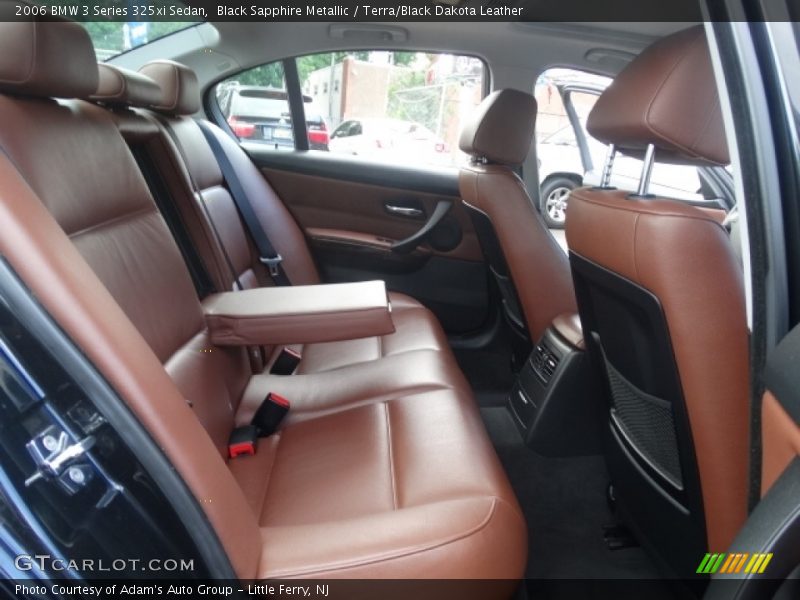 Black Sapphire Metallic / Terra/Black Dakota Leather 2006 BMW 3 Series 325xi Sedan