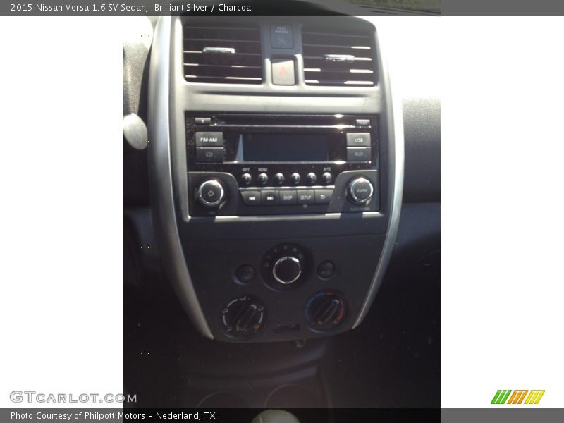 Brilliant Silver / Charcoal 2015 Nissan Versa 1.6 SV Sedan