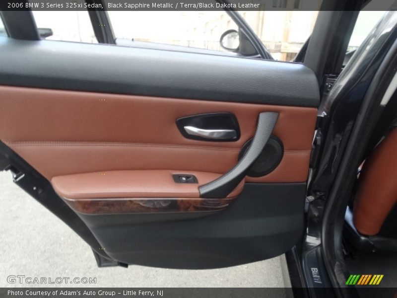 Black Sapphire Metallic / Terra/Black Dakota Leather 2006 BMW 3 Series 325xi Sedan