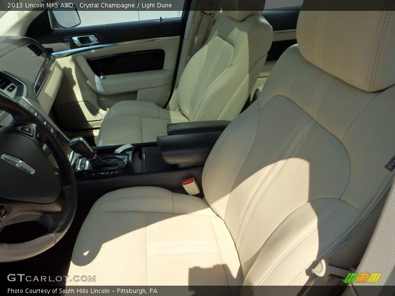 Crystal Champagne / Light Dune 2013 Lincoln MKS AWD