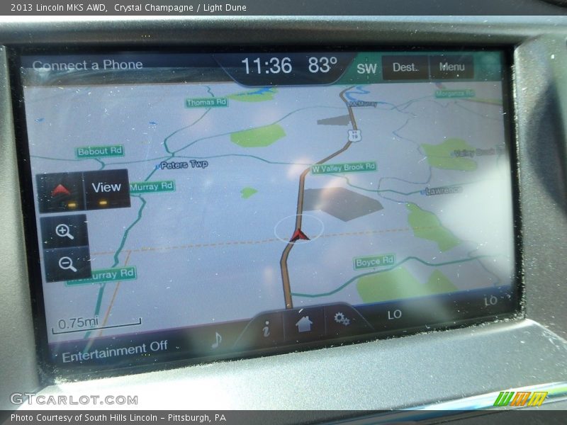 Crystal Champagne / Light Dune 2013 Lincoln MKS AWD