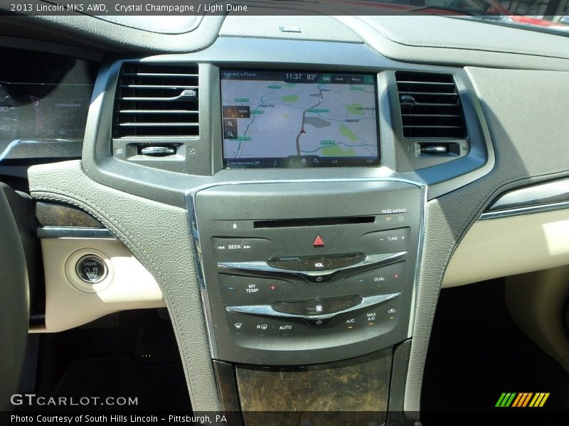 Crystal Champagne / Light Dune 2013 Lincoln MKS AWD