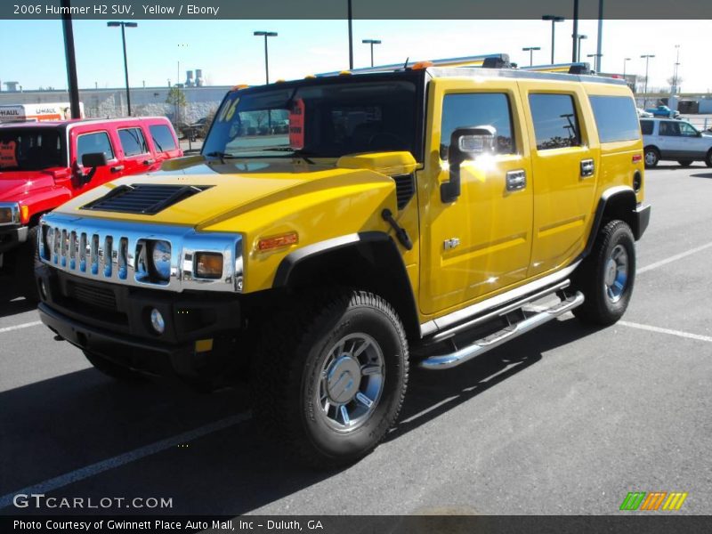 Yellow / Ebony 2006 Hummer H2 SUV