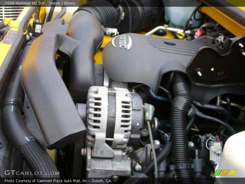 Yellow / Ebony 2006 Hummer H2 SUV
